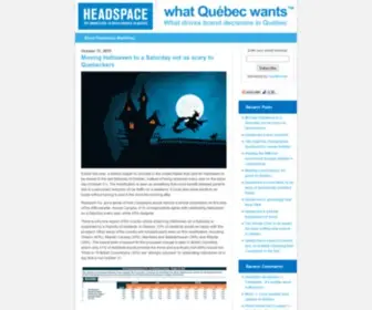 WhatQuebecwants.com(What) Screenshot