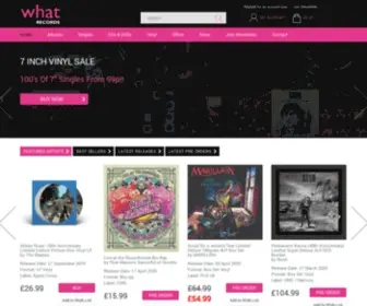 Whatrecords.co.uk(What Records) Screenshot