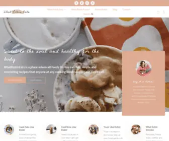 Whatrobineats.com(What Robin Eats Home) Screenshot