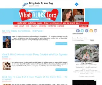 Whatrunslori.com(Health motivator) Screenshot