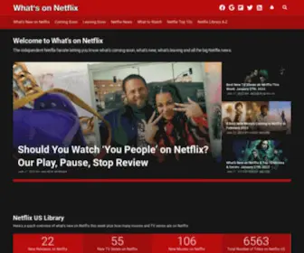 Whats-ON-Netflix.com(What's on Netflix) Screenshot