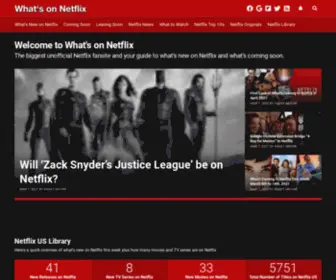 Whats-ON-Netflix.info(What's on Netflix) Screenshot