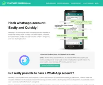 Whatsapp-Sharing.com(Hack Whatsapp account) Screenshot