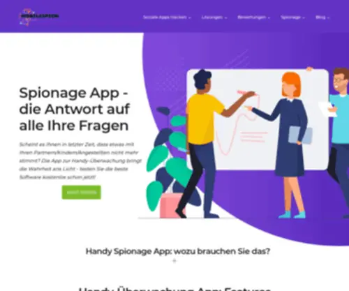 Whatsapphacken.de(WhatsApp Mitlesen mit Hilfe der WhatsApp Spionage App) Screenshot