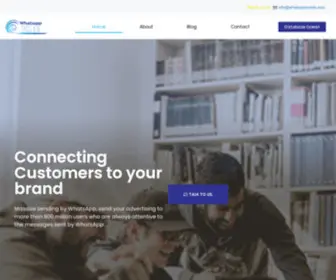 Whatsappocean.com(Create your website with blocks Add block patterns Block patterns are pre) Screenshot