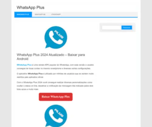Whatsappplus.net.br(WhatsApp Plus 2022 Atualizado) Screenshot