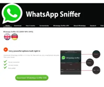 Whatsappsnifferdownload.com(WhatsApp Sniffer Download Free) Screenshot