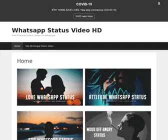 WhatsappstatusvideoHD.com(Whatsapp Status Video HD) Screenshot