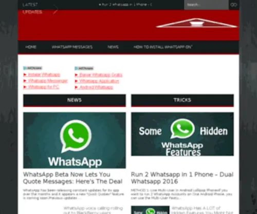 Whatsapptricks.com(Whatsapp Tips And Tricks) Screenshot