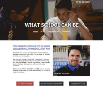 Whatschoolcanbe.com(What School Can Be) Screenshot