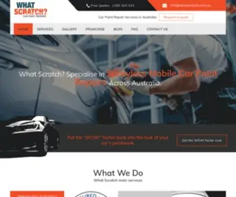 Whatscratch.com.au(Mobile Car Paint & Scratch Repairs Australia) Screenshot