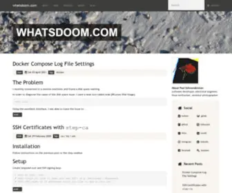 Whatsdoom.com(whatsdoom) Screenshot