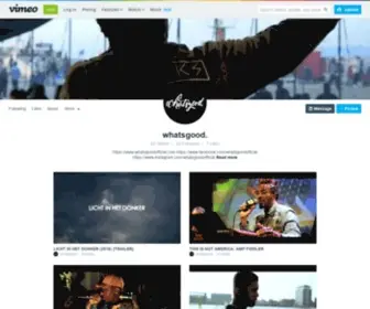 Whatsgoodofficial.com(Whats Good Official) Screenshot