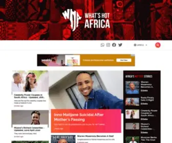Whatshotafrica.com(What's Hot Africa) Screenshot