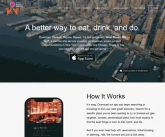 Whatshouldwedo.com(A better way to eat) Screenshot