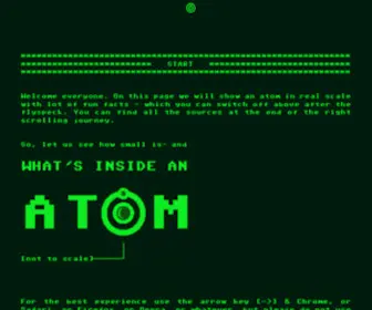 Whatsinsideanatom.hu(What is inside an atom) Screenshot