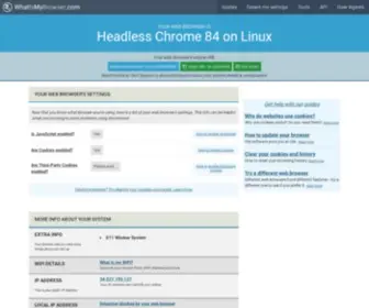 Whatsmybrowser.com(My browser) Screenshot