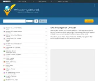 Whatsmydns.com(ISPs DNS Server Database) Screenshot