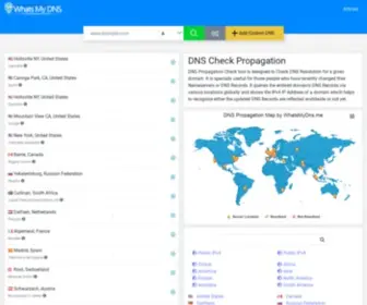 Whatsmydns.me(Whats my dns server) Screenshot