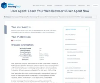 Whatsmyuseragent.com(How To Find Your IP Address (And Those Of Others) In A Flash) Screenshot