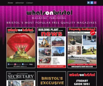 Whatsonbristolmagazine.co.uk(Bristols best independent magazines) Screenshot