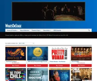 Whatsonstage.com(Theatre shows) Screenshot