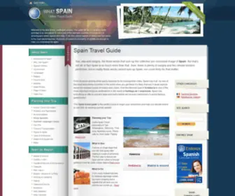 Whatspain.com(Spain Travel Guide) Screenshot