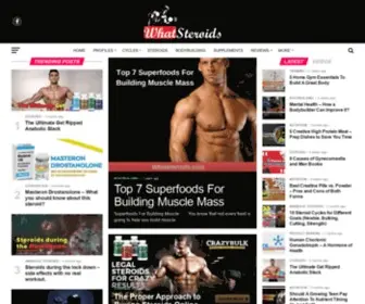 Whatsteroids.com(What Steroids Blog) Screenshot