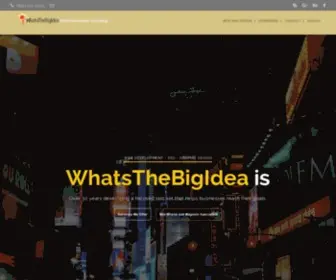 Whatsthebigidea.com(Web Development) Screenshot