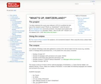 Whatsup-Switzerland.ch(Whatsup Switzerland) Screenshot