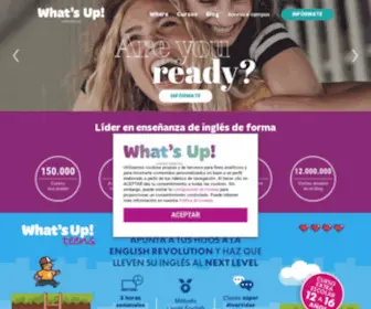 Whatsup.es(Academias de Inglés What's Up) Screenshot