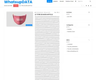 Whatsupdata.com(WhatsUp) Screenshot