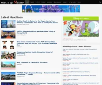 Whatsupmickey.com(What's Up Mickey) Screenshot