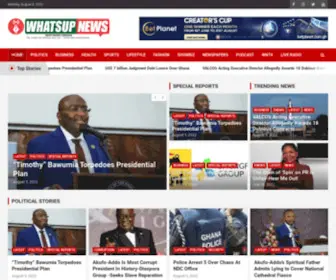 Whatsupnewsghana.com(Whatsupnewsghana) Screenshot