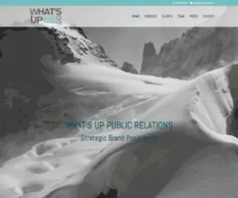 Whatsuppr.com(What&#039;s Up Public Relations) Screenshot