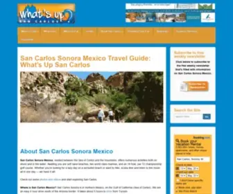 Whatsupsancarlos.com(Travel guide for San Carlos Sonora Mexico) Screenshot