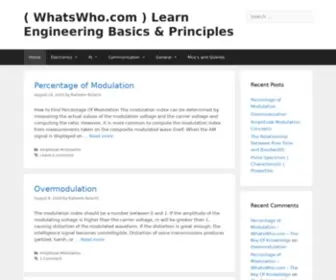 Whatswho.com(Basic Principles of Engineering) Screenshot