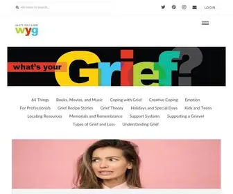 Whatsyourgrief.com(What's Your Grief) Screenshot