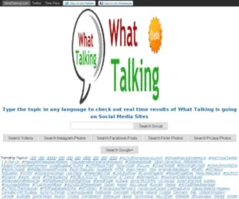 Whattalking.com(Social Talking) Screenshot