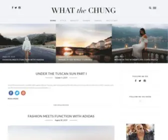 Whatthechung.com(Jamie Chung Official Blog) Screenshot