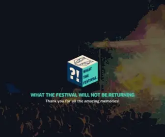 Whatthefestival.com(What The Festival 2013) Screenshot