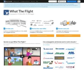 Whattheflight.com(What The Flight) Screenshot