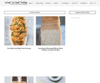 Whattocooktoday.com(What To Cook Today) Screenshot