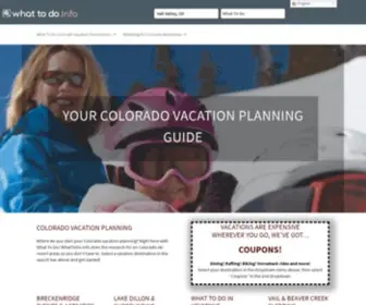 Whattodo.info(Plan your Family Vacations in Colorado Ski Country with WhatToDo) Screenshot