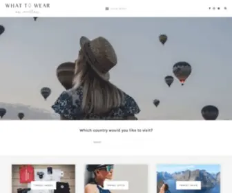 Whattowearonvacation.com(What To Wear On Vacation) Screenshot