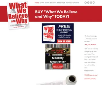 Whatwebelieveandwhy.com(Byron Arts) Screenshot