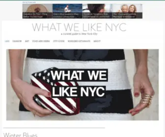 Whatwelikenyc.com(What we LIKE NYC) Screenshot