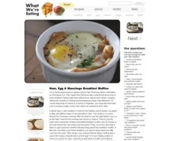 Whatwereeating.com(A Food & Recipe Blog) Screenshot
