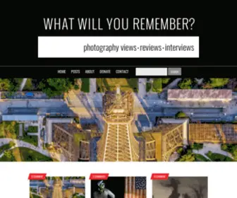 Whatwillyouremember.com(What Will You Remember) Screenshot