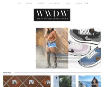 Whatwouldderriawear.com(A Frugal Fashion & Lifestyle Blog) Screenshot